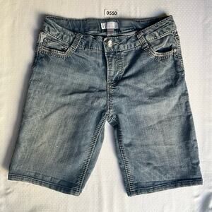 Xhilaration Girls Denim Shorts, size XL (14-16), Blue Jeans